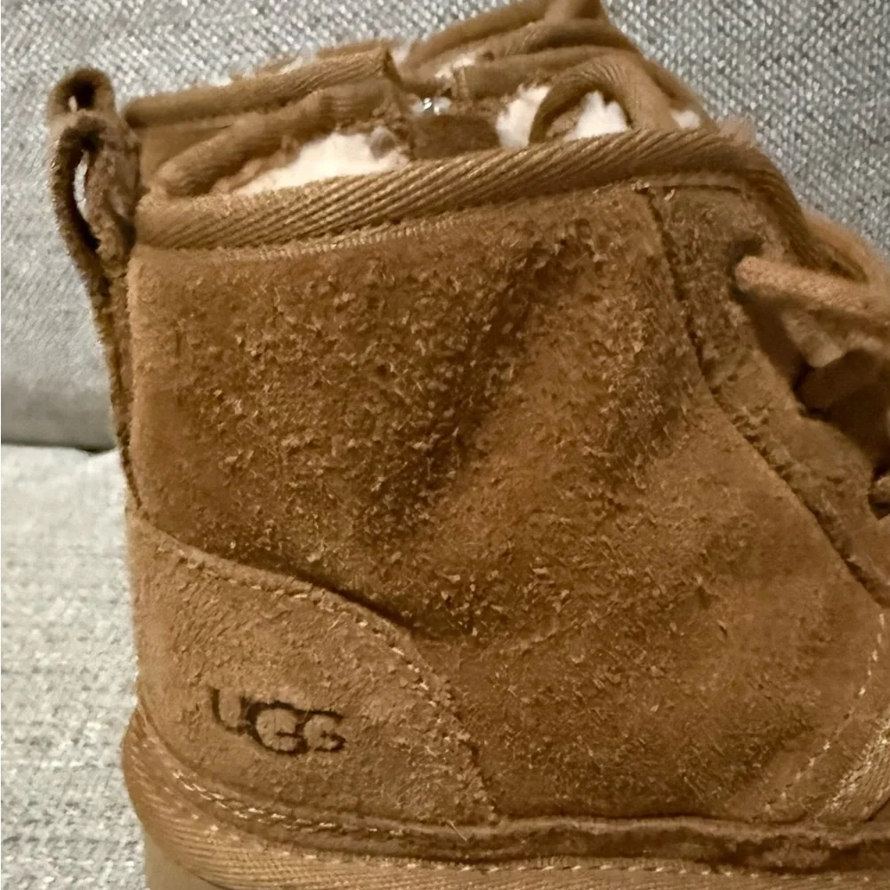UGG Kids Tan Suede Boots